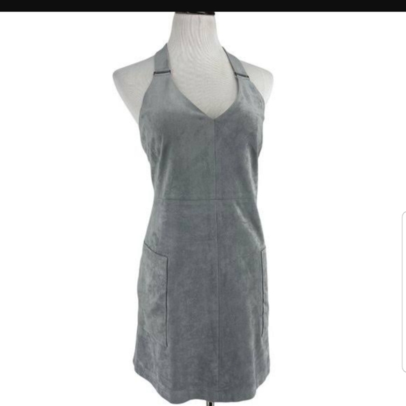 BCBGMAXAZRIA Suece Mini Dress Color Light Gray Size XXS - Picture 13 of 13